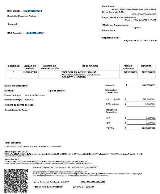 Cfdi Solo Con Rfc Emisor Y Rfc Del Receptor Todocbb Com Mx